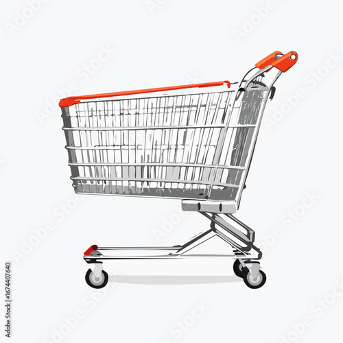 Shopping cart icon set. Internet shop buy symbol. Empty shopping cart symbol, shop and sale, vector illustration
