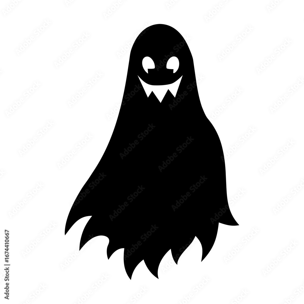 Obraz premium black and white halloween monsters