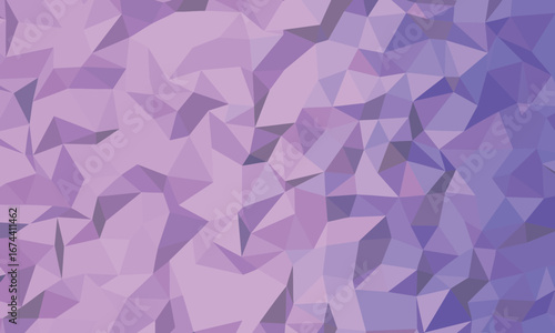 Gradient low poly geometric background with purple pink blue hues soft light