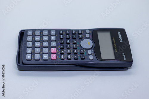 Math Function Calculator in Black.