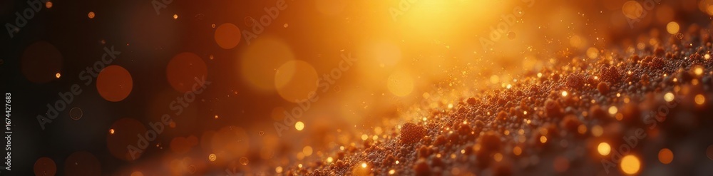 Obraz premium Shimmering gold dust motes, bright lens flare, gold, energy, incandescent