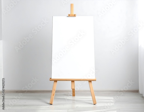 Wallpaper Mural Blank easel in a room Torontodigital.ca