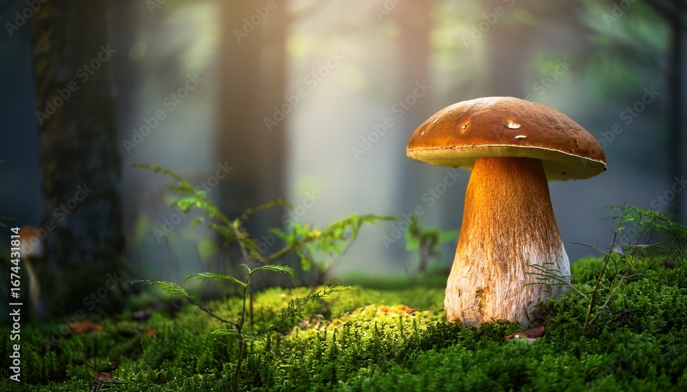 Fototapeta premium mushroom in the forest