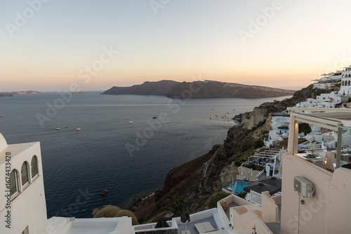 oia village santorini greece during summer