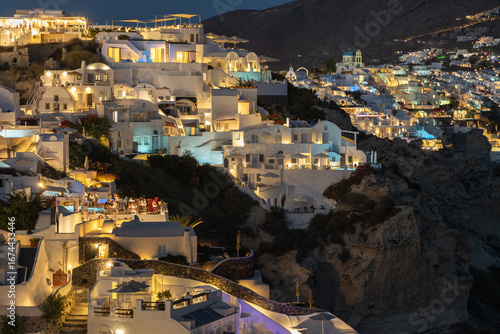 oia village santorini greece during summer