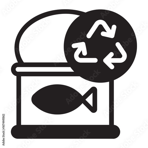 canned food glyph icon