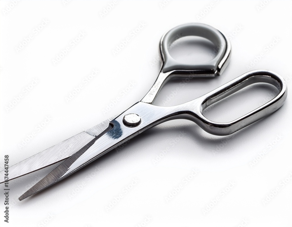 Obraz premium small scissors isolated on white background