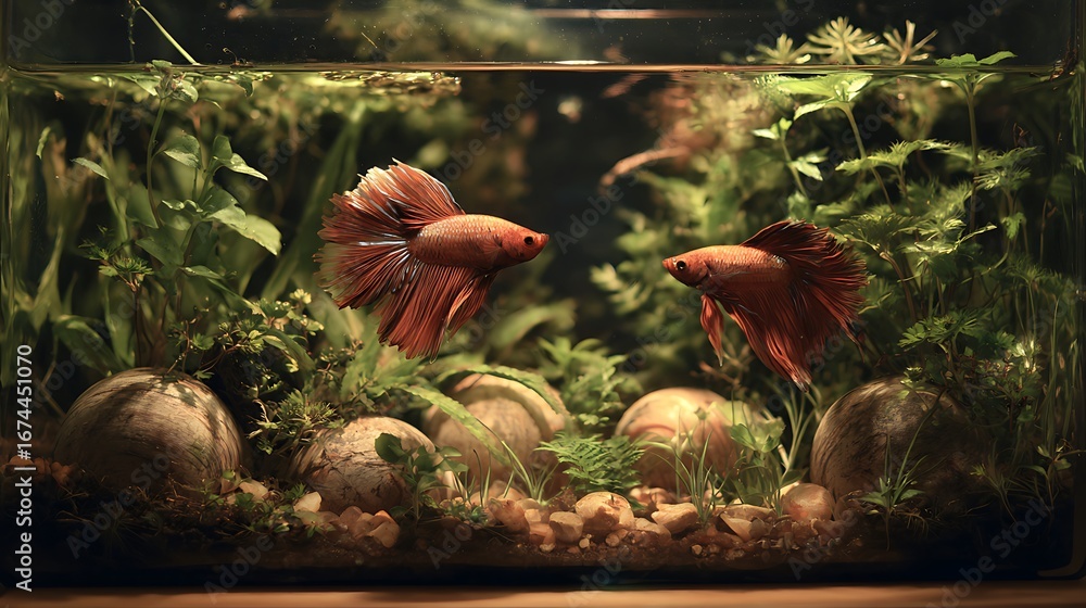 Obraz premium fish pond in the garden