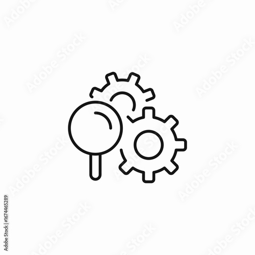 search engine optimization icon sign vector