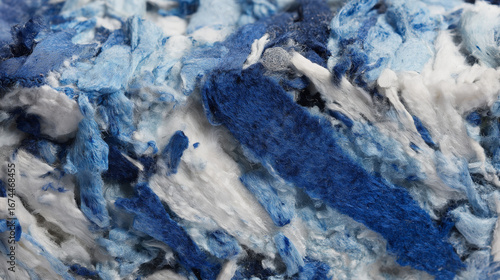 Wallpaper Mural Recycled denim fibers compressed into thick insulation material, showcasing sustainable and eco-friendly construction use.
 Torontodigital.ca