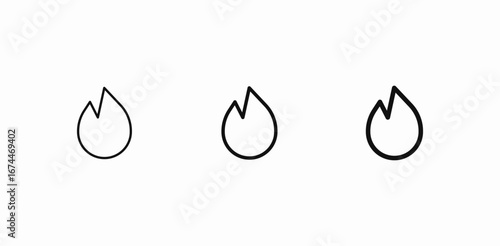 flame fire glyph icon sign vector