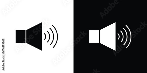 Volume icon. filled flat sign for mobile concept and web