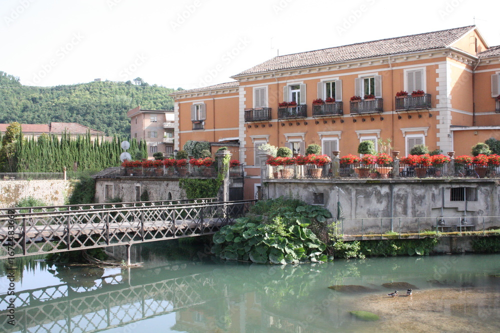 Obraz premium bridge over the river