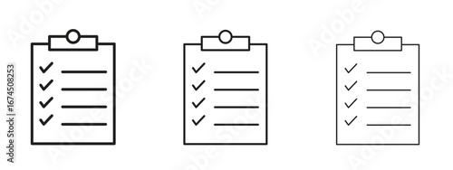 List check icon in linear versions. Editable line