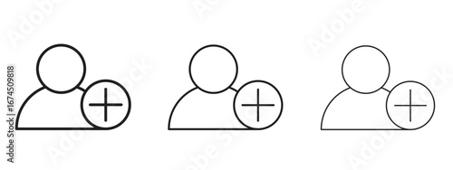 Following icon in linear versions. Editable line