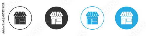 Store icon. glyph vector icons collection