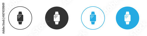 Smartwatch icon. glyph vector icons collection