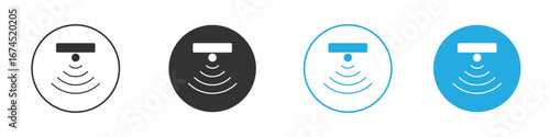 Sensor icon. glyph vector icons collection