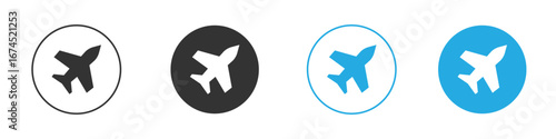 Plane icon. glyph vector icons collection