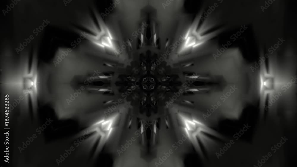 Vortex of Radiant Orbs Twisting Within Fluid Symmetry