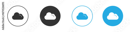 Cloud icon. glyph vector icons collection