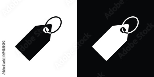 Tag icon. filled flat sign for mobile concept and web