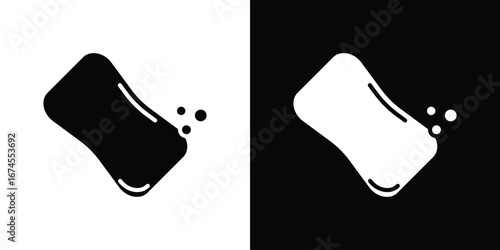 Soap icon. filled flat sign for mobile concept and web