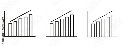 Stats icon in linear versions. Editable line