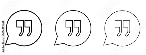Comment quote icon in linear versions. Editable line
