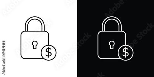 Fixed price icon logo vector template