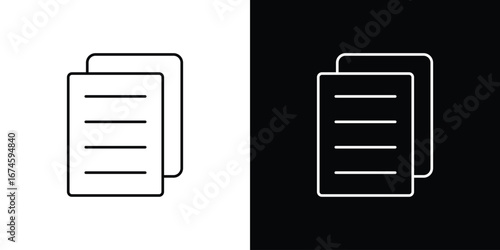 Copy icon logo vector template
