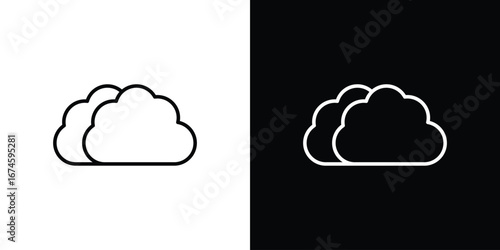 Cloud icon logo vector template