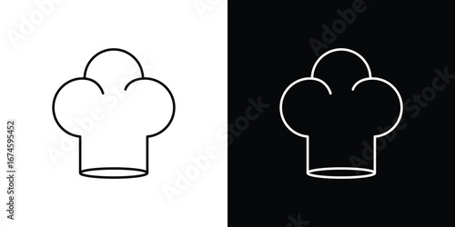 Chef hat icon logo vector template