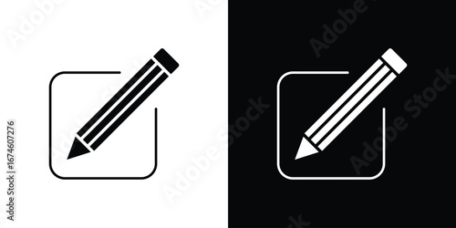 Edit icon. filled flat sign for mobile concept and web