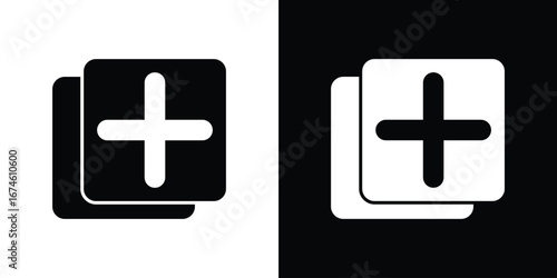 Add apps icon. filled flat sign for mobile concept and web
