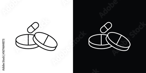 Medicine icon logo. symbol vector set.