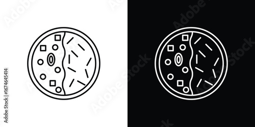 Kare raisu icon logo. symbol vector set.