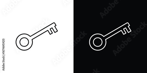key icon logo. symbol vector set.