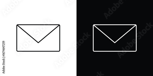Envelope icon logo. symbol vector set.