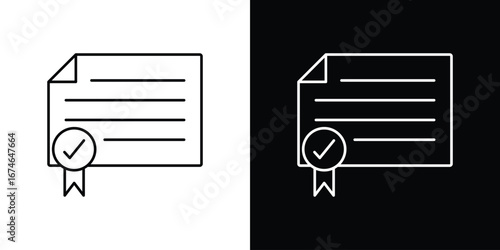 Diploma icon logo. symbol vector set.