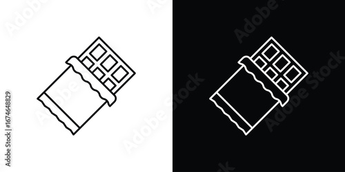 Chocolate icon logo. symbol vector set.