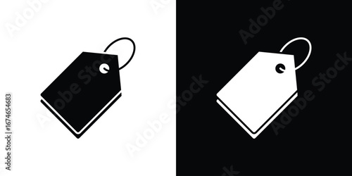 Tag icon. filled flat sign for mobile concept and web