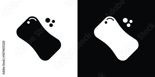 Soap icon. filled flat sign for mobile concept and web