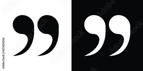 Quote right icon. filled flat sign for mobile concept and web