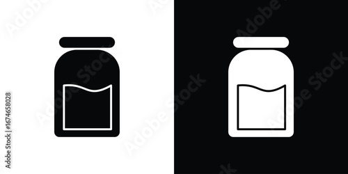 Jam icon. filled flat sign for mobile concept and web