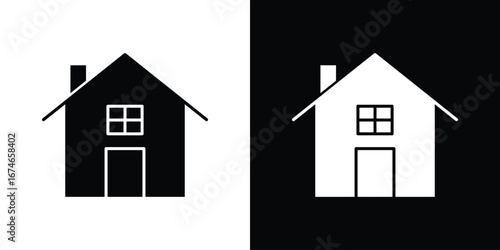 Home icon. filled flat sign for mobile concept and web