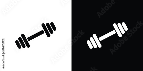 Gym icon. filled flat sign for mobile concept and web