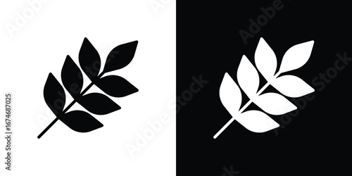 Wheat icon. filled flat sign for mobile concept and web