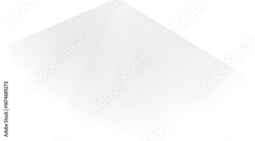 Fine flowing lines undulate gently, resembling the motion of fabric drifting in space.