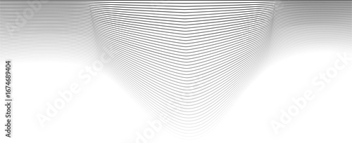 A sequence of rippling waveforms with soft gradients creates a hypnotic effect of continuous motion.